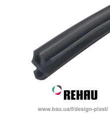 Уплотнительная резина стеклопакета REHAU Рехау EPDM черная (Оригинал)